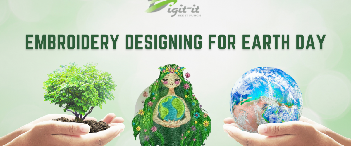 Embroidery Design for Earth Day