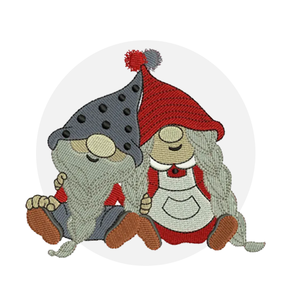 Christmas Gnomes Couple