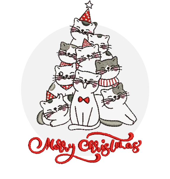 Christmas Meow Tree