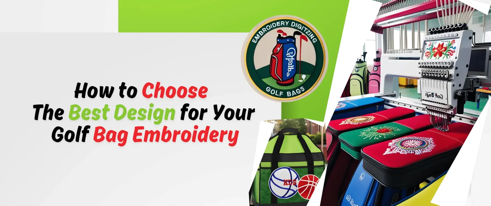 Golf Bag Embroidery