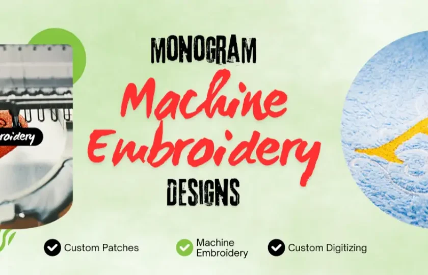Monogram machine embroidery designs