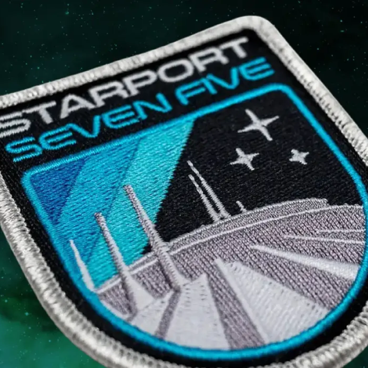 a patch of a space ship