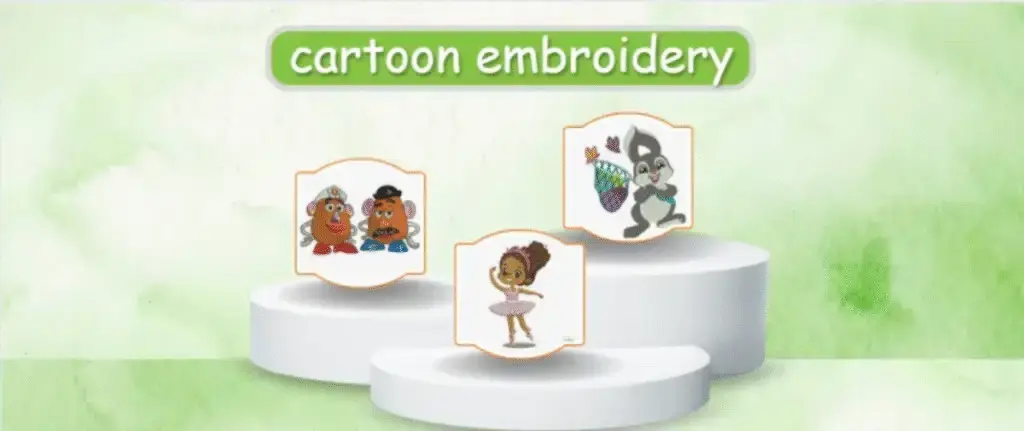 cartoon embroidery