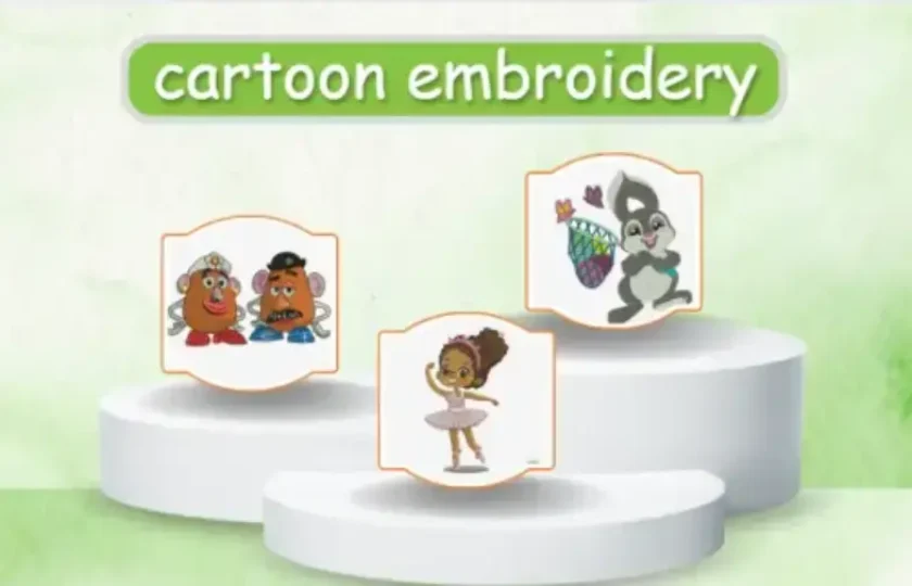 cartoon embroidery