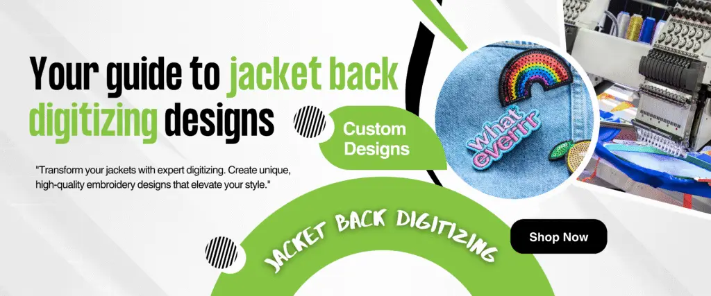 jacket back digitizing